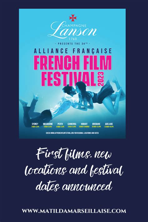 Alliance Française French Film Festival 2023 first 15 films announced - Matilda Marseillaise