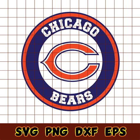 Chicago Bears Team Circle Logo Svg, Chicago Bears Svg, NFL S - Inspire ...