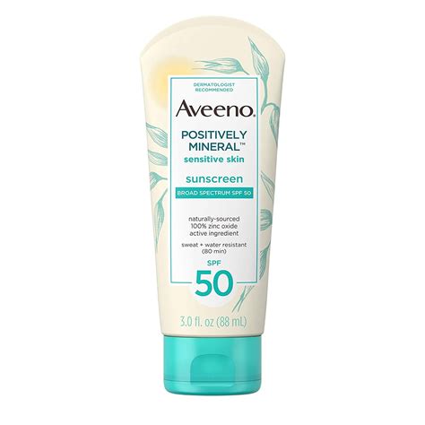 Positively Mineral Sensitive Skin Daily Sunscreen Lotion with SPF 50 ...