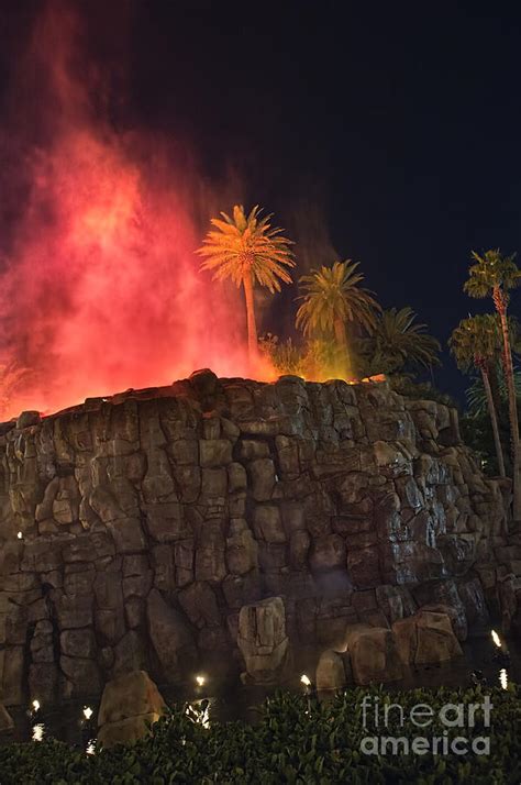 Volcano eruption show at the Mirage Hotel in Las Vegas Photograph by ...