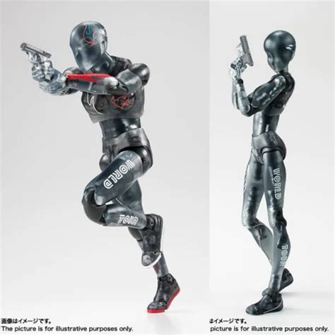 ALEN Anime figma Archetype Body Chan Body kun figma ferrite Black transparent Movable Art human ...