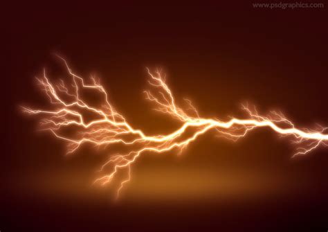 Lightning effect PSD template