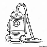 Vintage Vacuum Cleaner Coloring Page  Pagescom sketch template