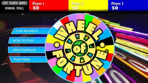 Powerpoint Wheel Of Fortune Template