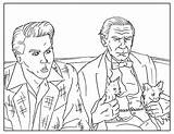 Tim Burton Coloring Pages  Learny Kids sketch template