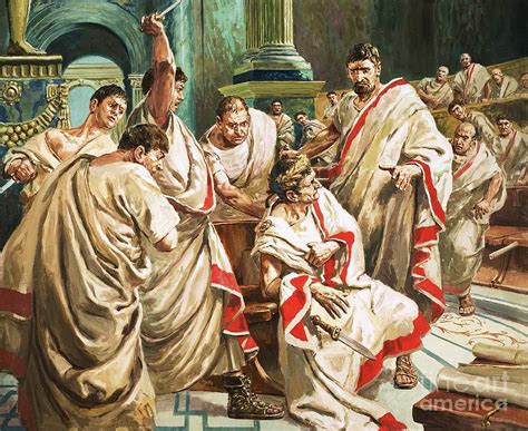 The death of Julius Caesar Painting by C L Doughty - Pixels