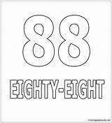 Number Eight Coloring Page  Vrogueco sketch template