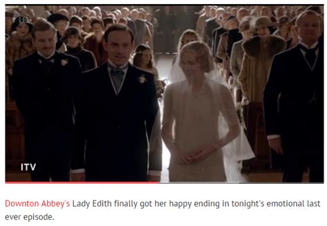 Downton Abbey's Lady Edith finally got her happy ending in tonight's ...