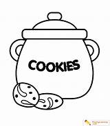 Free Printable Cookie Coloring Pages sketch template