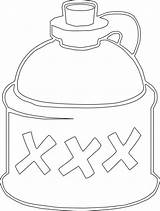 Jug Coloring Pages Water Pitcher Drawing Colouring Template Color  sketch template