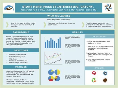 Powerpoint Academic Poster Template | Scientific poster, Research ...