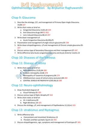 Ophthalmology | PDF