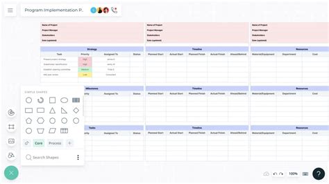 Program Implementation Plan | Program Implementation Plan Template | Creately