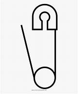 Safety Pin Coloring Page HD Png Download  Transparent Image PNGitem sketch template