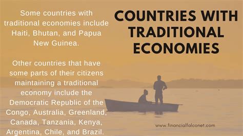 Countries with Traditional Economy - Financial Falconet