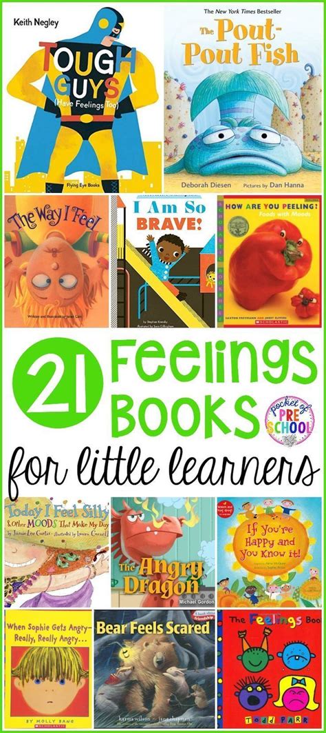 Feelings Books for Little Learners: Preschool, Pre-K, and Kindergarten | Emotions preschool ...