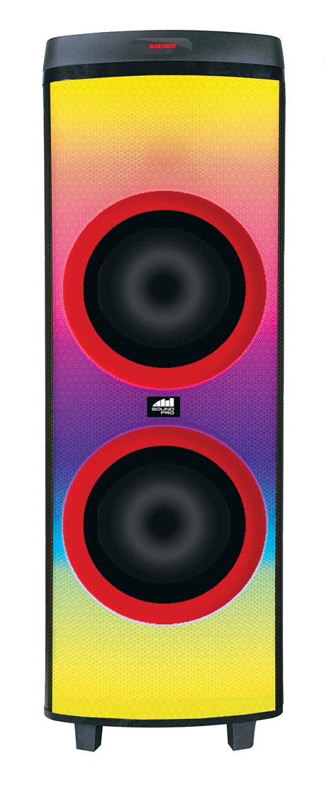 Portable Dual 12″ Bluetooth® Blaze Party Speakers with Full Glow Disco Lights – Naxa Electronics