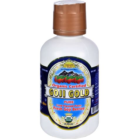 Dynamic Health Goji Gold 100% Pure Goji Juice, 16 oz - Walmart.com