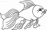 Printable Goldfish Coloring Pages For Kids sketch template