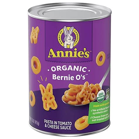 Annies Homegrown Organic Pasta in Tomato & Cheese Sauce Bernie Os - 15 Oz - Jewel-Osco