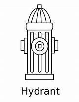 Fire Hydrant Coloring Pages sketch template