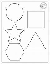 Free Printable Shapes Coloring Pages For Preschool  sketch template