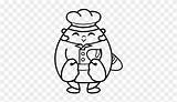 Baker Coloring Page Coloringcrewcom  Dibujo Panadero Free sketch template
