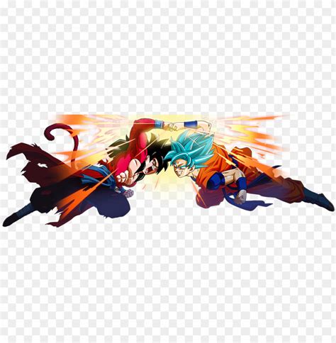 Free download | HD PNG dragon ball heroes xeno goku ssj blue vs goku ssj4 PNG transparent with ...