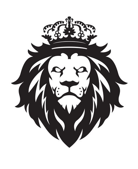 Wild Lion Head and Logo Icon. Vector Illustration. 6761836 Vector Art ...