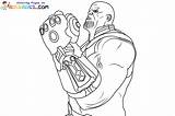 29  Infinity Gauntlet Coloring Page HanabiAayden sketch template