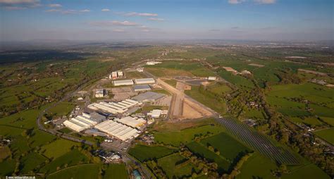 BAE Samlesbury factory aerial photo | aerial photographs of Great Britain by Jonathan C.K. Webb