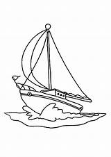 Boat To Color Coloring Page  Free Printable Pages For Kids sketch template