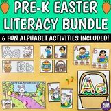 Easter Egg Hunt Alphabet Matching Game - Preschool Kinder Spring ...