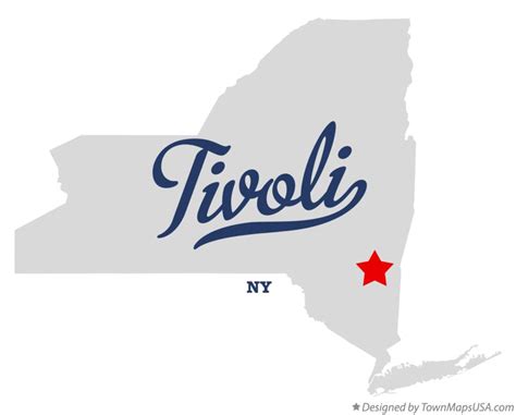 Map of Tivoli, NY, New York