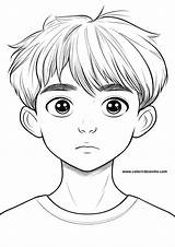 Mans Face Coloring Pages  235 Free PDF Printables sketch template