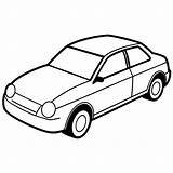 car outline coloring Book Page Line Art Illustration Digital Drawing  sketch template