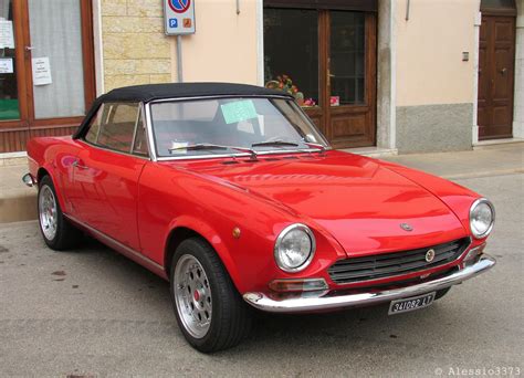 fiat, 124, Sport, Spider, 1600, Classic, Cars, Convertible, Italia ...