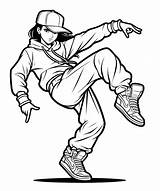 Coloring Pages Hop Hip Paint Gangsta Rap Spray Books Book Color  sketch template
