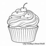 Cupcake Coloring Pages  Free & Printable sketch template