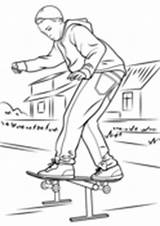 Skateboard Ramp Coloring Pages sketch template