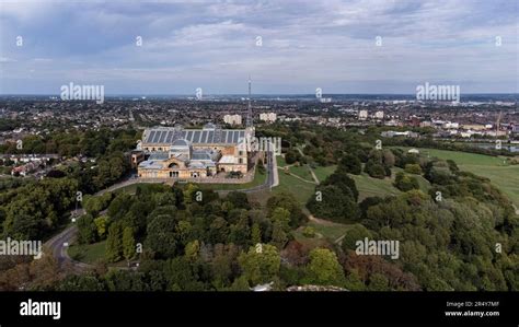 Aerial view of the Alexandra Palace in London Stock Photo - Alamy