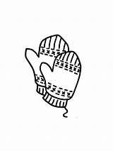 Mittens coloring pages sketch template