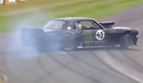 Watch Ken Block Almost Stuff the Hoonicorn - The Mustang Source