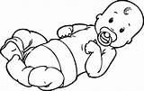 Baby Sleeping Coloring Pages sketch template