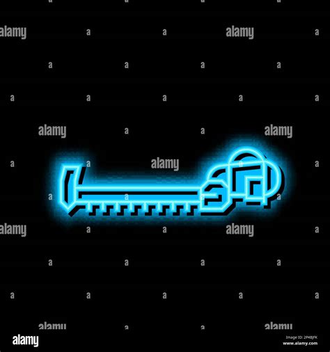 sickle farm equipment neon glow icon illustration Stock Vector Image ...