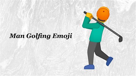 🏌️‍♂️ Man Golfing Emoji - ️Copy And Paste 📋 - Heatfeed