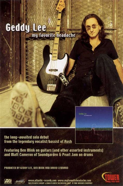 "Geddy Lee Solo 2000" - Bass Frontiers, Volume 7 Number 5, 2000