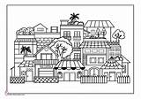 Mewarnai Gambar Istana Sketsa Gambarcoloring Kleurplaat Castles Boyama  sketch template