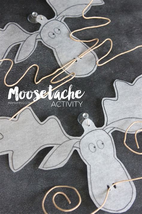 Henry Cole & A Moosetache Activity | Art activities, Activities, Book activities