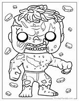 25 Zombie Coloring Pages Free PDF Printables sketch template